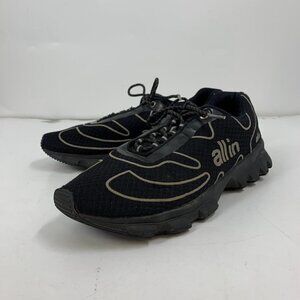 All In Men's Reflective All In Logo Tennis Shoes Black Size 11